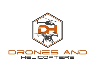 Drones and Helicopters logo design by aRBy