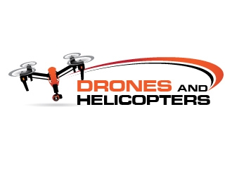 Drones and Helicopters logo design by usef44