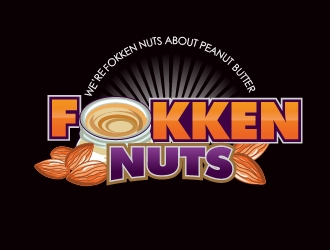 Fokken Nuts  logo design by Suvendu