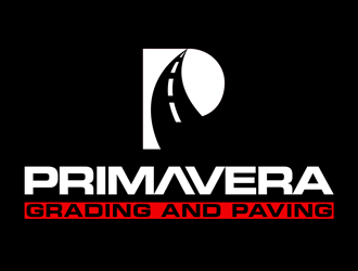 Primavera grading and paving logo design by kunejo