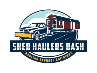 Shed Haulers Bash logo design by invento