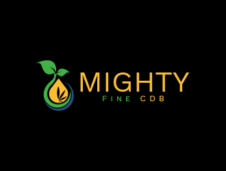 Mighty Fine CBD logo design by GrafixDragon