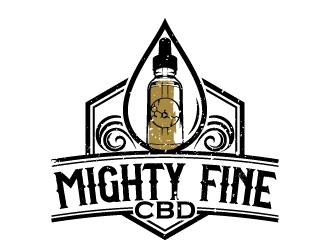 Mighty Fine CBD logo design by Aelius