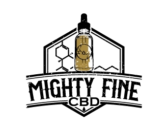 Mighty Fine CBD logo design by Aelius