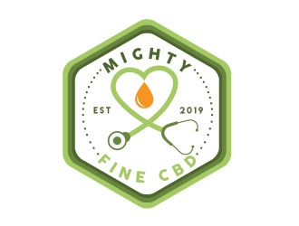 Mighty Fine CBD logo design by REDCROW