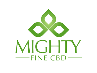 Mighty Fine CBD logo design by kunejo