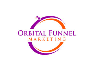 Orbital Funnel Marketing logo design by Girly