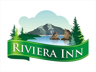 Riviera Inn logo design by gitzart