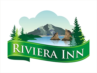 Riviera Inn logo design by gitzart