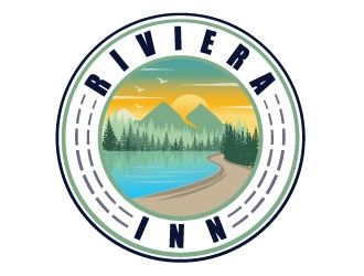 Riviera Inn logo design by REDCROW