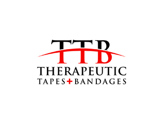 Therapeutic Tapes   Bandages (Logo must be TTB) (plus sign in red between Tapes and Bandages) logo design by johana