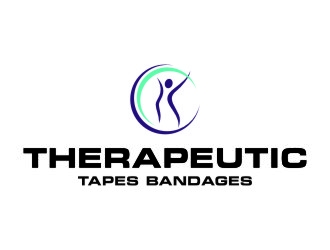 Therapeutic Tapes   Bandages (Logo must be TTB) (plus sign in red between Tapes and Bandages) logo design by jetzu