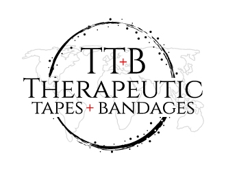 Therapeutic Tapes   Bandages (Logo must be TTB) (plus sign in red between Tapes and Bandages) logo design by jaize