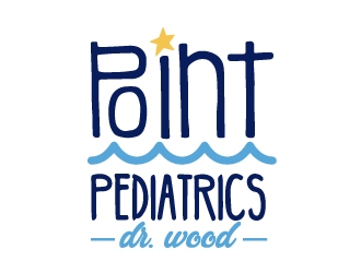 Point Pediatrics logo design by ElonStark