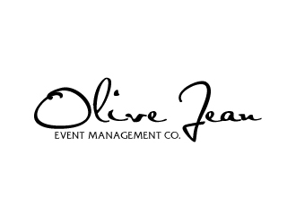 Olive Jean Event Management Co. logo design by ElonStark