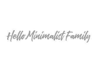 Hello Minimalist Family logo design by rykos