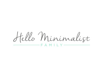 Hello Minimalist Family logo design by nurul_rizkon