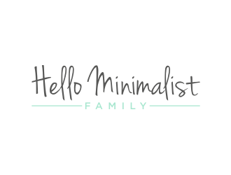 Hello Minimalist Family logo design by nurul_rizkon