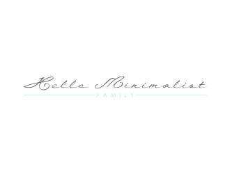 Hello Minimalist Family logo design by nurul_rizkon