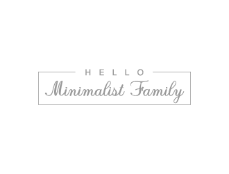 Hello Minimalist Family logo design by hwkomp