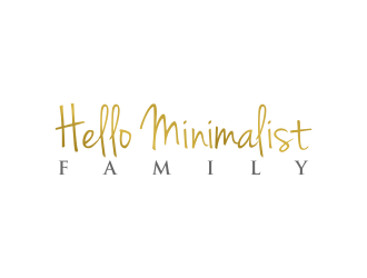 Hello Minimalist Family logo design by Purwoko21