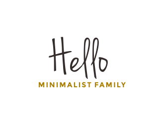 Hello Minimalist Family logo design by Girly
