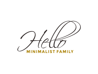 Hello Minimalist Family logo design by Girly