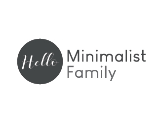 Hello Minimalist Family logo design by Fear