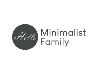 Hello Minimalist Family logo design by Fear