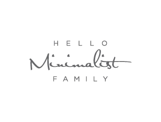 Hello Minimalist Family logo design by sndezzo