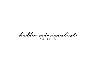 Hello Minimalist Family logo design by CreativeKiller