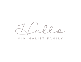 Hello Minimalist Family logo design by wonderland