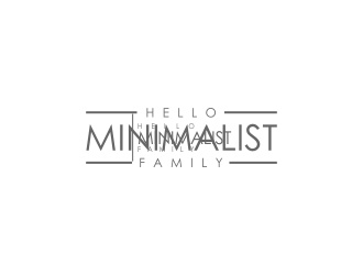 Hello Minimalist Family logo design by afra_art