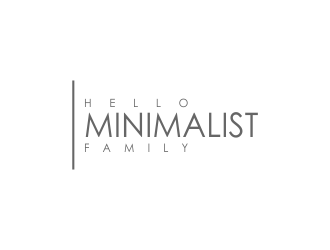 Hello Minimalist Family logo design by afra_art