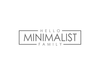 Hello Minimalist Family logo design by afra_art