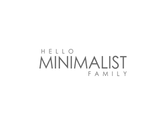 Hello Minimalist Family logo design by afra_art