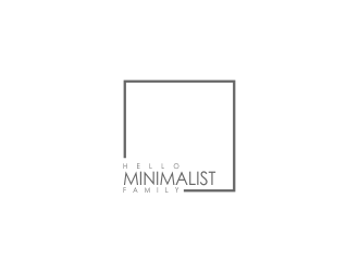 Hello Minimalist Family logo design by afra_art