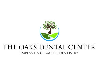 The Oaks Dental Center Implant & Cosmetic Dentistry logo design by jetzu