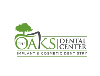 The Oaks Dental Center Implant & Cosmetic Dentistry logo design by Foxcody