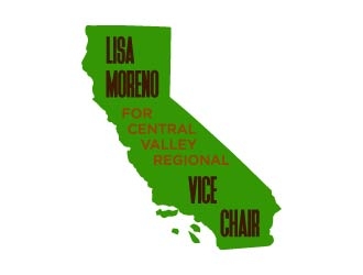 Lisa Moreno For Central Valley Regional Vice Chair  logo design by maserik