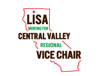 Lisa Moreno For Central Valley Regional Vice Chair  logo design by bluespix
