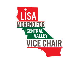 Lisa Moreno For Central Valley Regional Vice Chair  logo design by bluespix