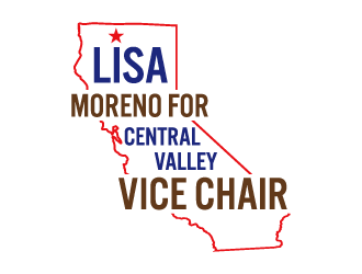 Lisa Moreno For Central Valley Regional Vice Chair  logo design by bluespix
