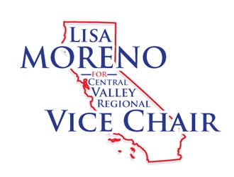 Lisa Moreno For Central Valley Regional Vice Chair  logo design by shere
