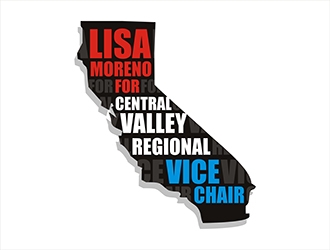Lisa Moreno For Central Valley Regional Vice Chair  logo design by gitzart
