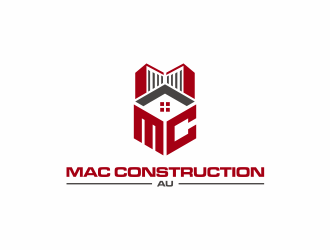 Mac Construction Au  logo design by santrie
