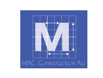 Mac Construction Au  logo design by not2shabby