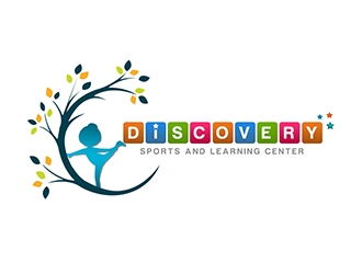 Discovery Sports and Learning Center logo design by XyloParadise