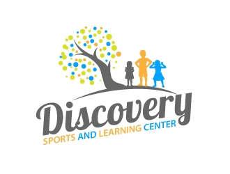 Discovery Sports and Learning Center logo design by uttam