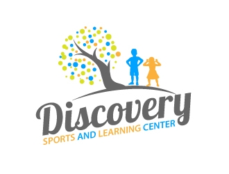 Discovery Sports and Learning Center logo design by uttam